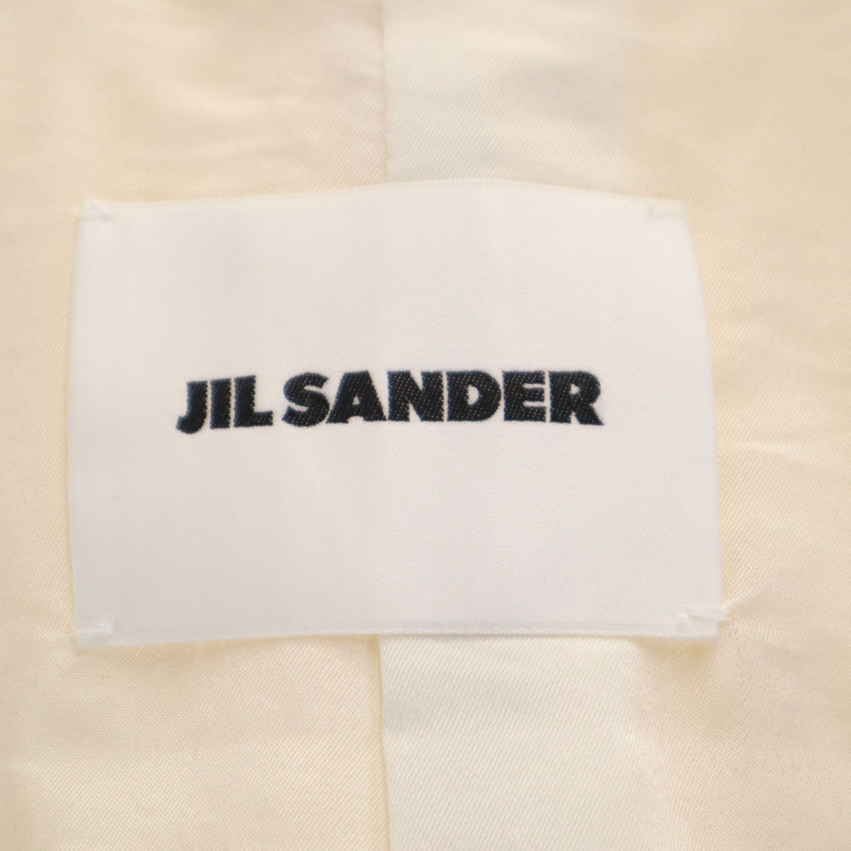 JIL SANDER ジルサンダー イタリア製 ダブル テーラードジャケット 上下 セットアップ 34/32 生成り レディース