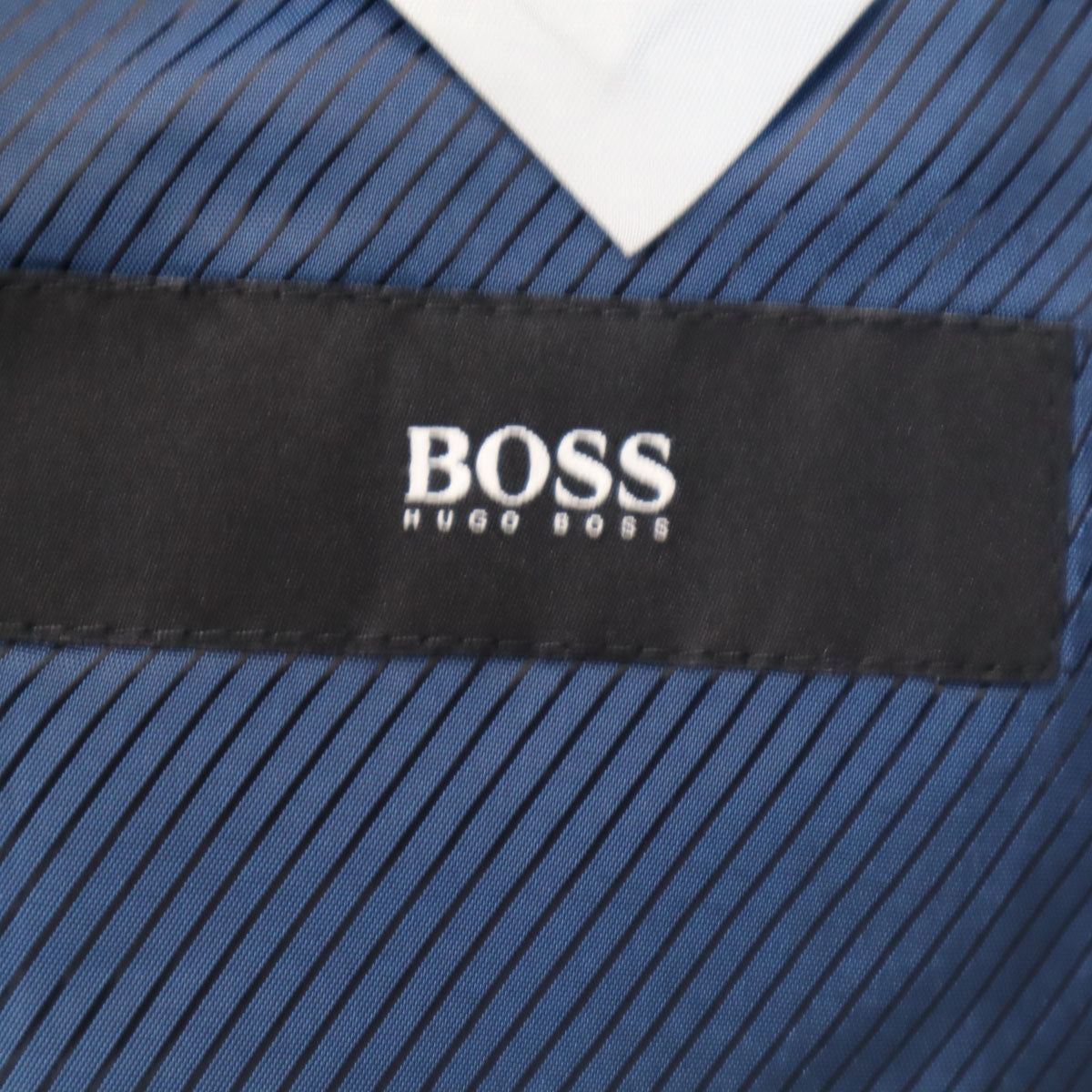 BOSS HUGO BOSS ボスヒューゴボス チェック柄 スーツ 上下 セットアップ 46 チャコール メンズ