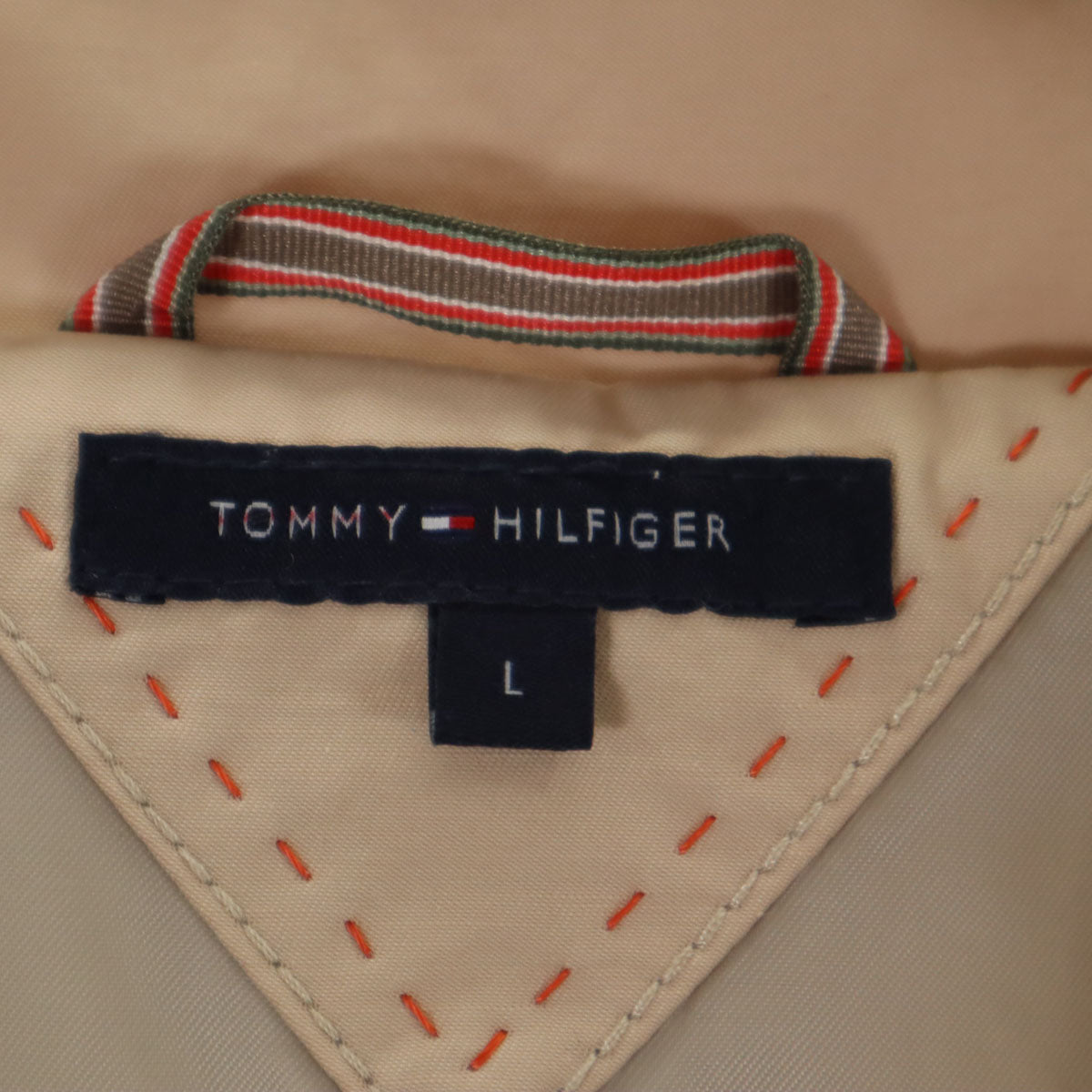 TOMMY HILFIGER トミーヒルフィガー トレンチコート L ベージュ レディース