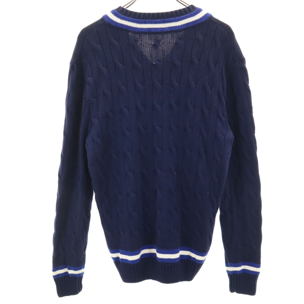 POLO RALPH LAUREN ポロラルフローレン 長袖 クリケット セーター S ネイビー ニット メンズ