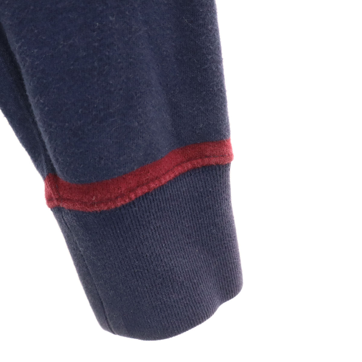 Polo by Ralph Lauren ポロバイラルフローレン ボーダー 長袖 ラガー スウェットパーカー M ネイビー系 裏起毛 メンズ