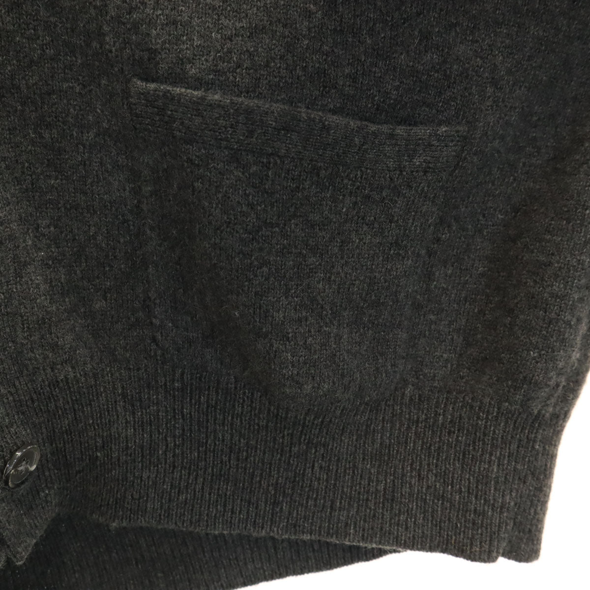 Polo by Ralph Lauren ポロバイラルフローレン ウール 長袖 ニットカーディガン L グレー系 メンズ