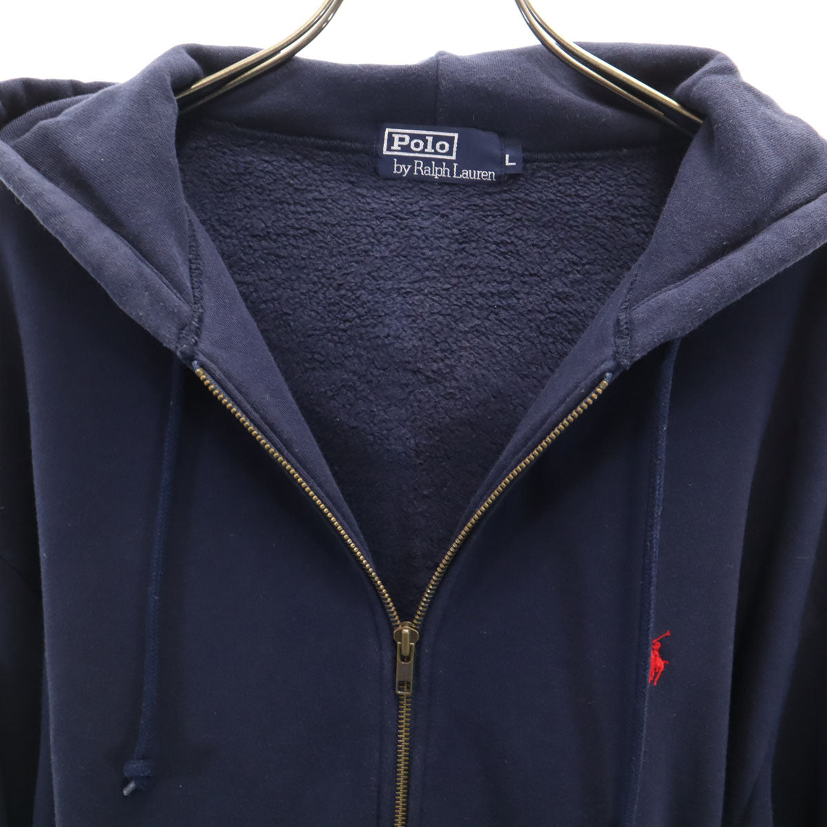 RALPH LAUREN ラルフローレン 長袖 スウェット ジップパーカー L ネイビー メンズ