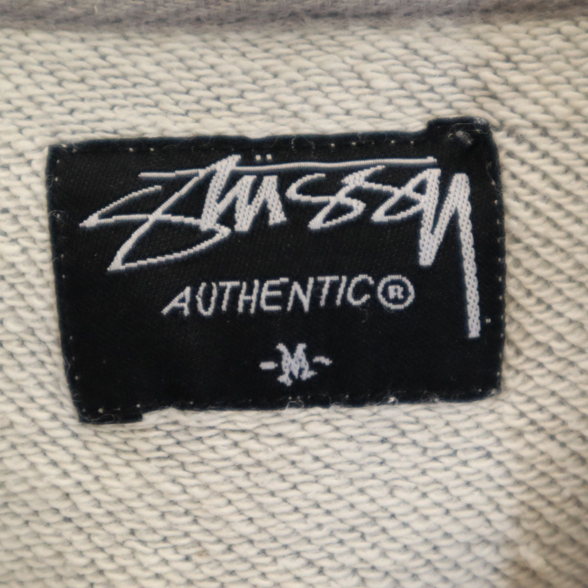 STUSSY ステューシー 長袖 スウェットパーカー M グレー メンズ
