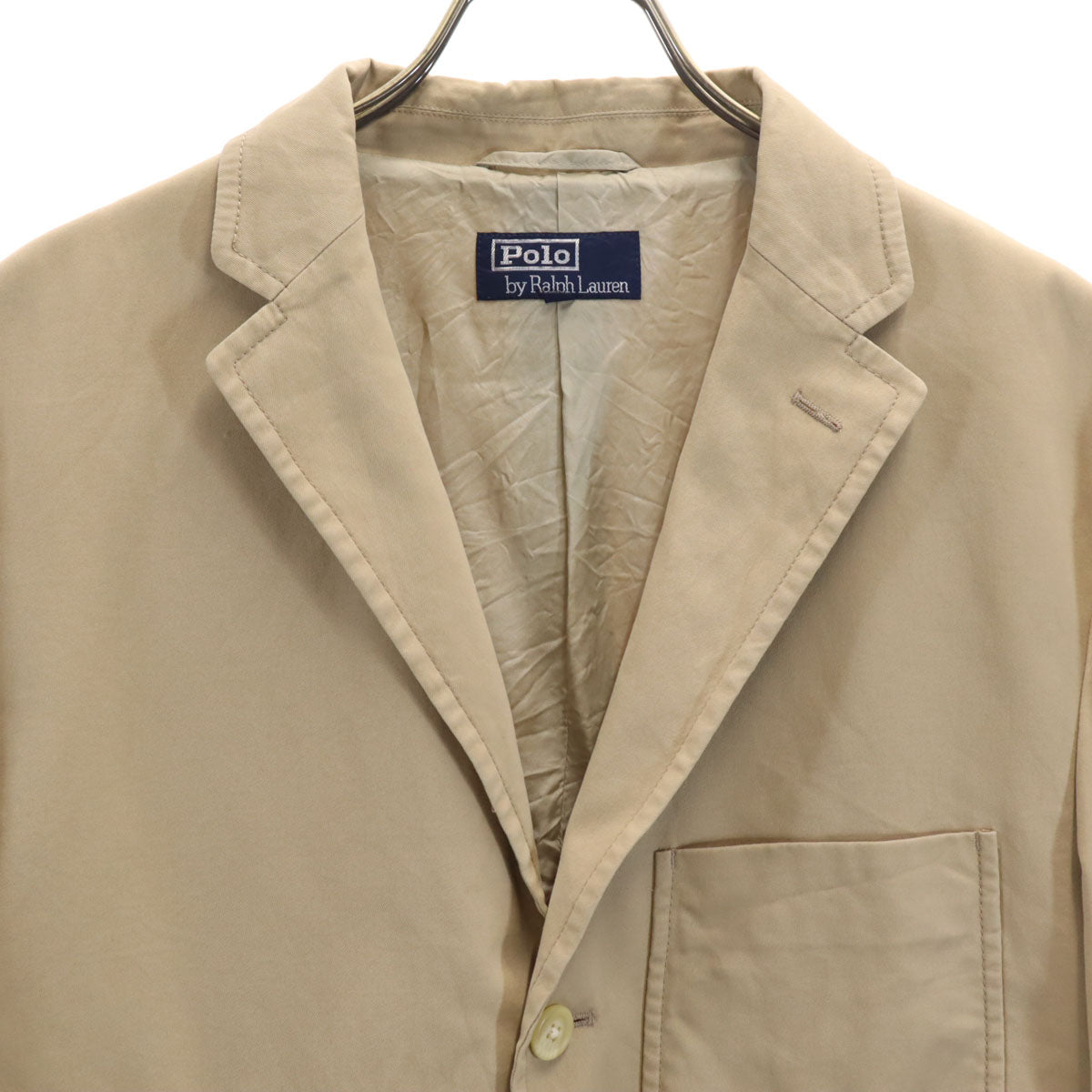 Polo by Ralph Lauren ポロバイラルフローレン テーラードジャケット LL ベージュ メンズ