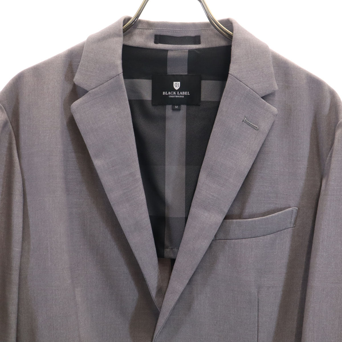 BLACK LABEL CRESTBRIDGE ブラックレーベルクレストブリッジ テーラードジャケット M グレー メンズ