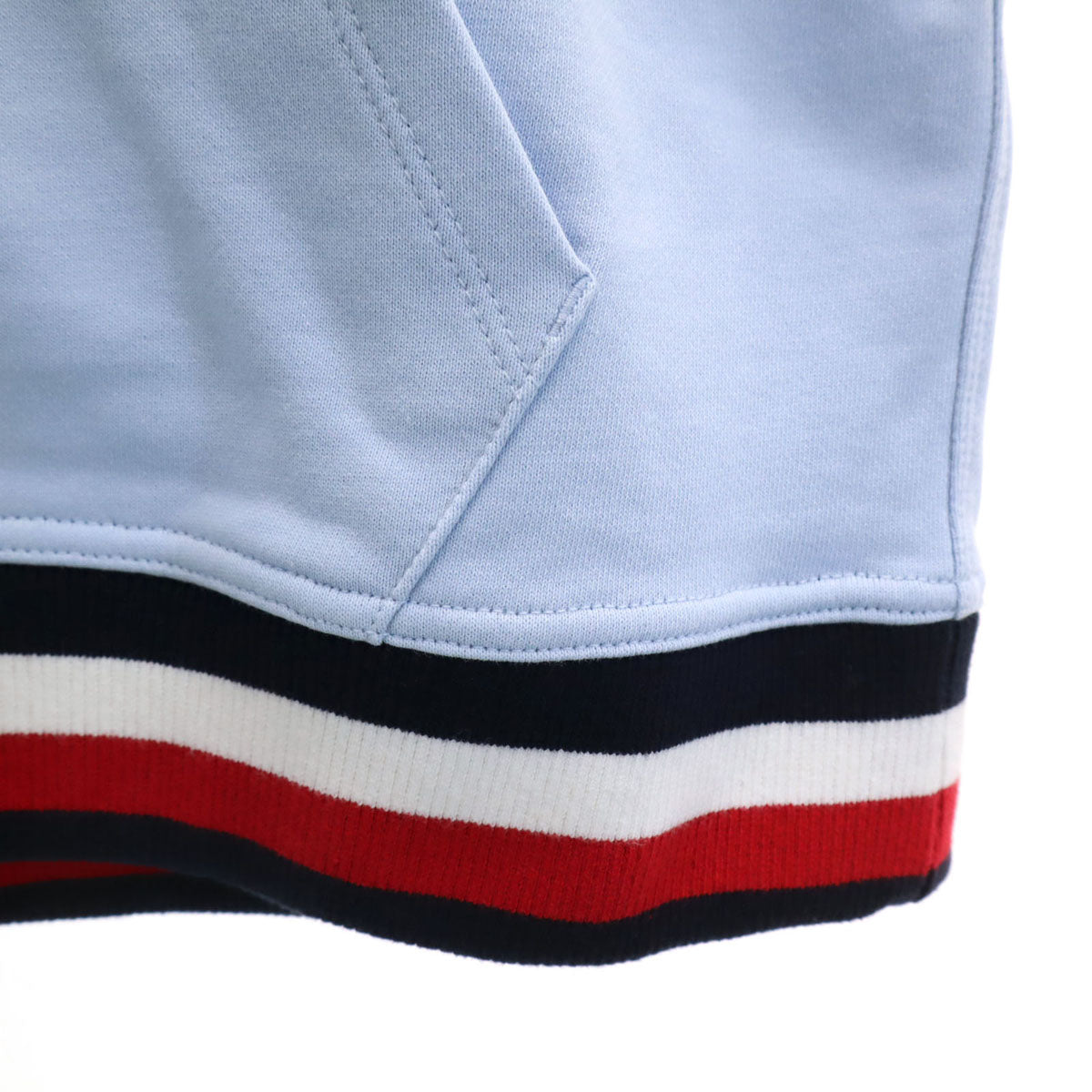TOMMY HILFIGER トミーヒルフィガー 未使用 長袖 スウェット ジップパーカー L ブルー系 タグ付き メンズ