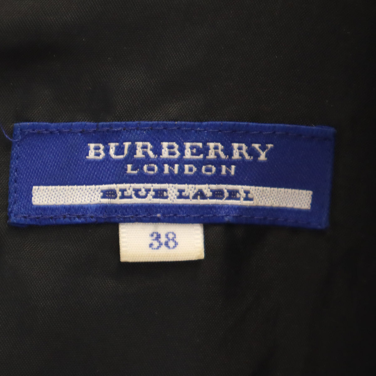 BURBERRY LONDON BLUE LABEL バーバリー ロンドン ブルーレーベル ノースリーブ ツイード ワンピース 38 マルチ 三陽商会 レディース