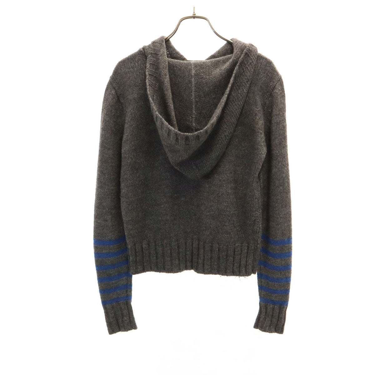 MaxMara WEEKEND LINE マックスマーラ ウィークエンドライン イタリア製 長袖 ニット パーカー S チャコールグレー セーター レディース