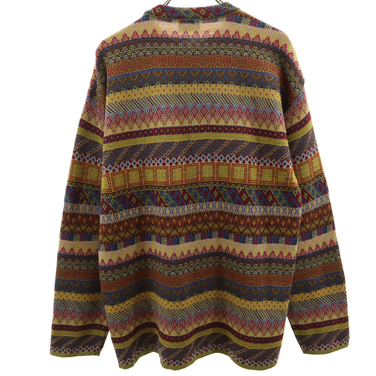 KENZO ケンゾー 90s オールド 日本製 ウールブレンド 総柄 長袖 ニット free レディース
