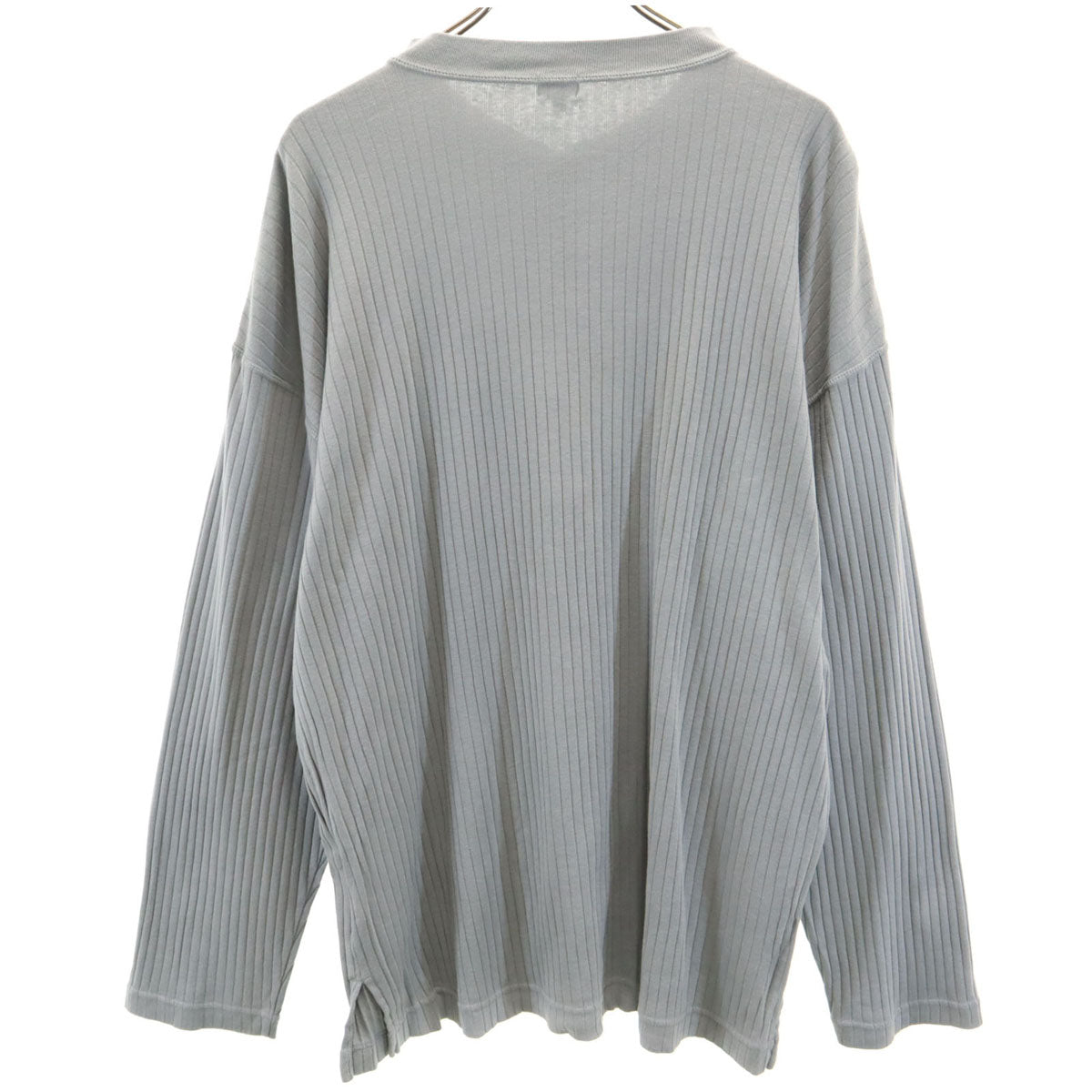 KENZO ケンゾー 90s オールド 日本製 長袖 ヘンリーネック カットソー 3 グレー メンズ