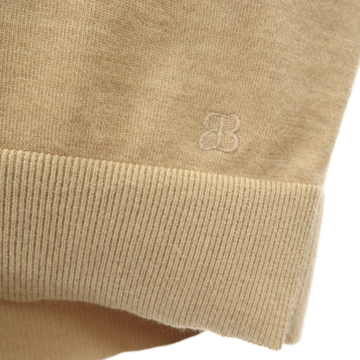 BALENCIAGA バレンシアガ 長袖 Vネック セーター 38 ベージュ メンズ