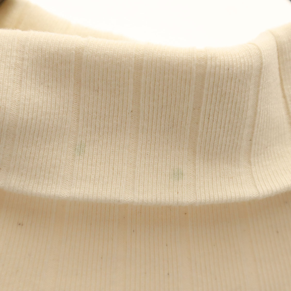 Nigel Cabourn ナイジェルケーボン 日本製 長袖 タートルネック サーマル ニット 10 アイボリー レディース