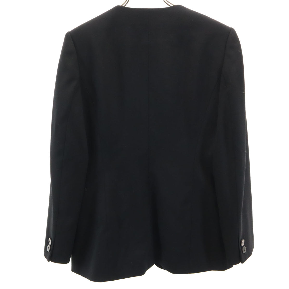 Burberrys バーバリーズ 90s オールド ウールブレンド テーラードジャケット 9AR ブラック C-TK83 レディース