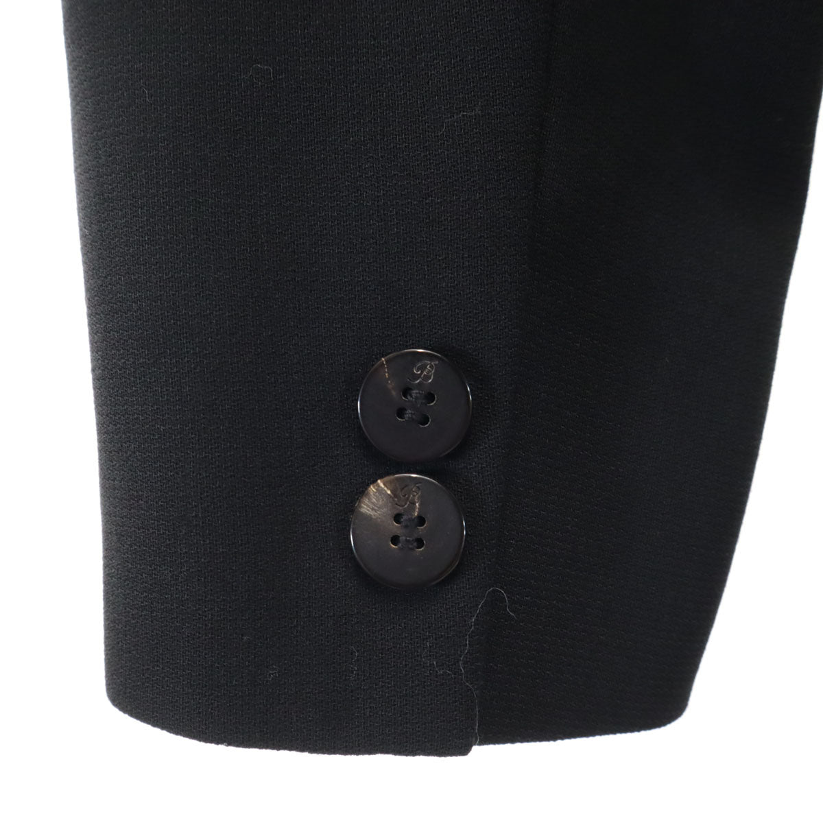 Burberrys バーバリーズ 90s オールド ウールブレンド テーラードジャケット 9AR ブラック C-TK83 レディース