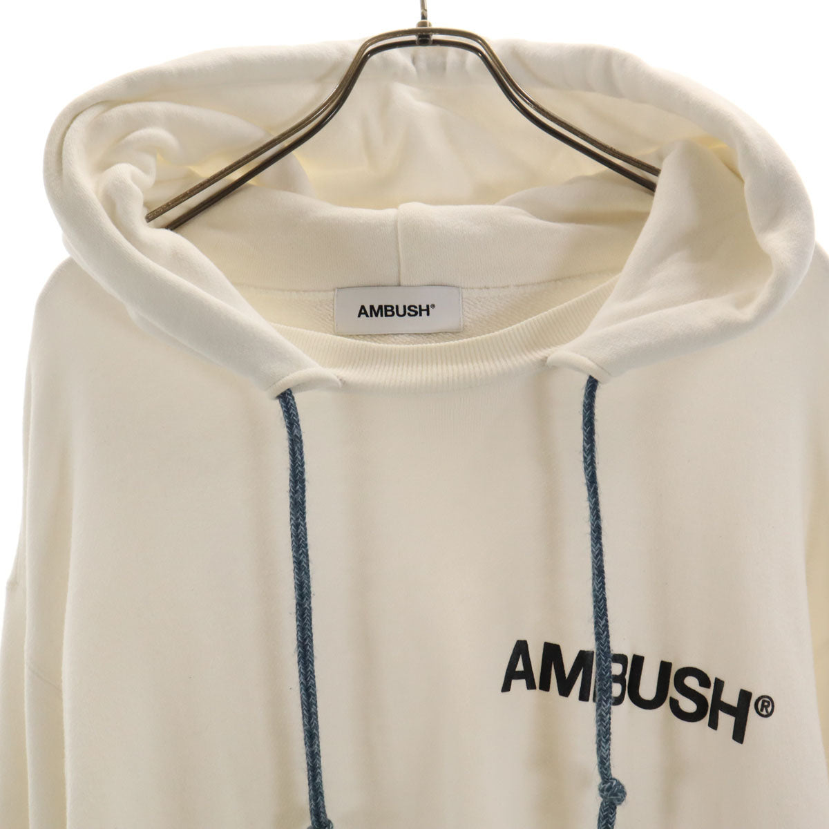 AMBUSH アンブッシュ 日本製 長袖 スウェットパーカー 3 ホワイト メンズ