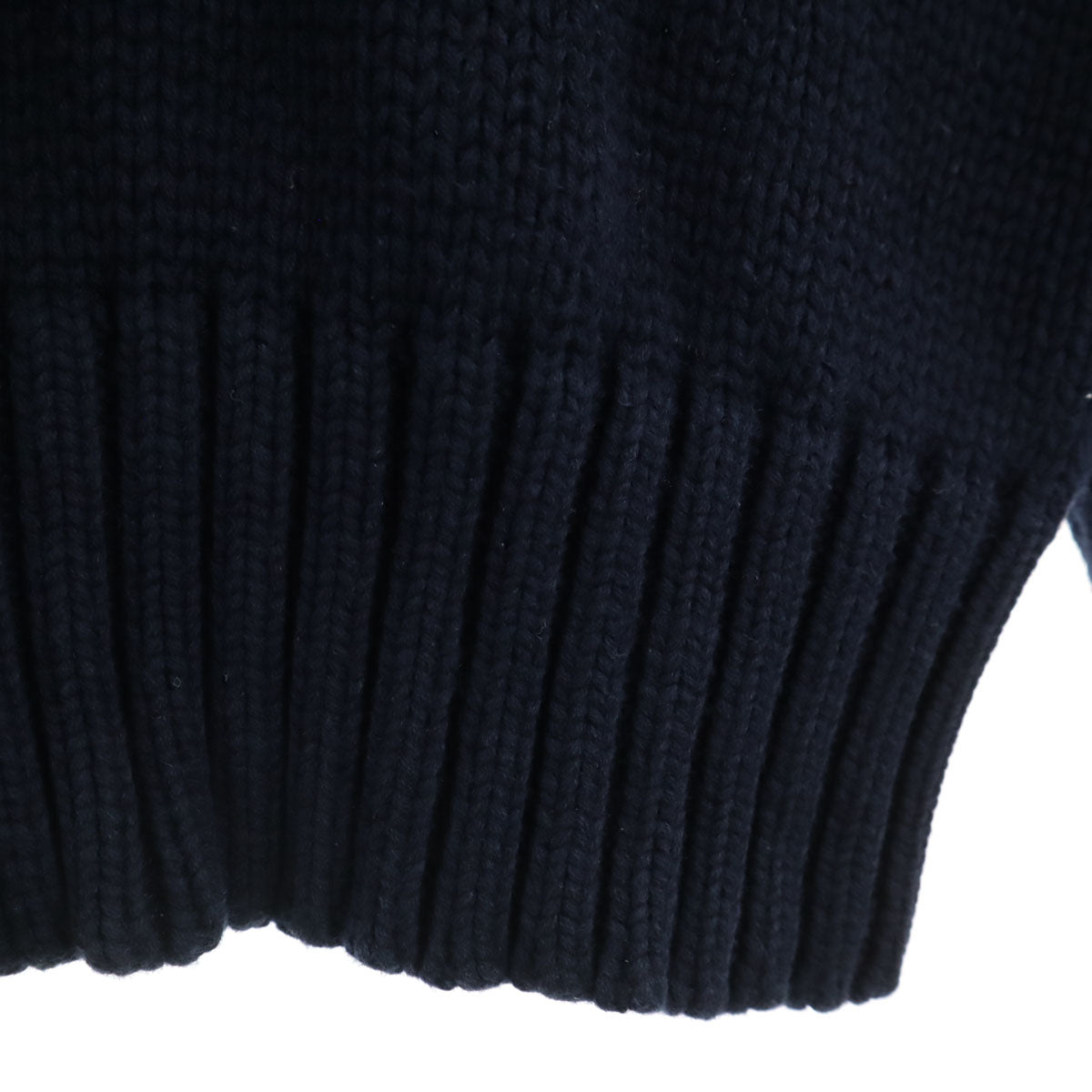 Polo by Ralph Lauren ポロバイラルフローレン 90s 香港製 オールド ボーダー柄 長袖 タートルネック ニット M ネイビー セーター メンズ