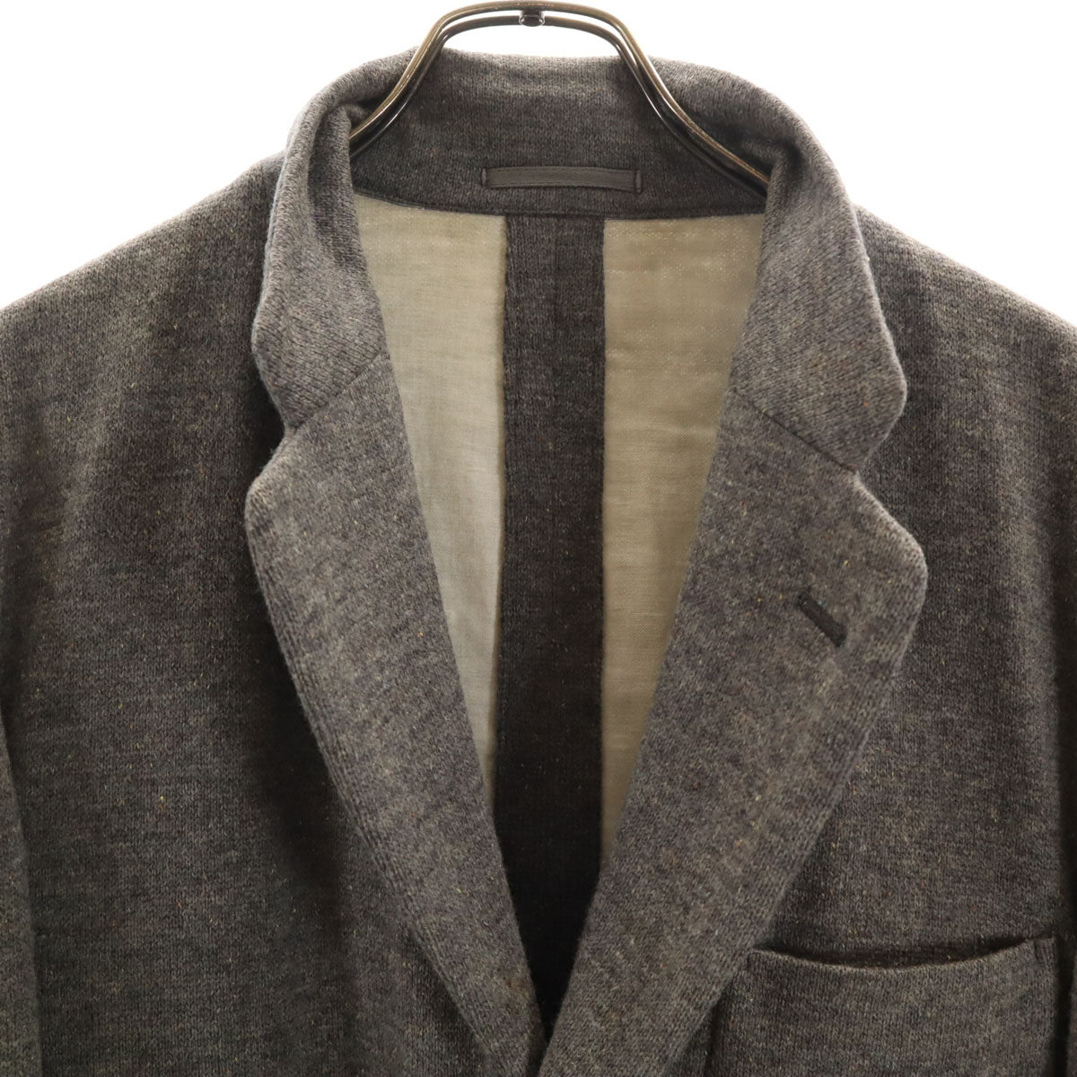 COMME des GARCONS HOMME コムデギャルソンオム 1996年 90s 日本製 オールド ニット テーラードジャケット M グレー メンズ