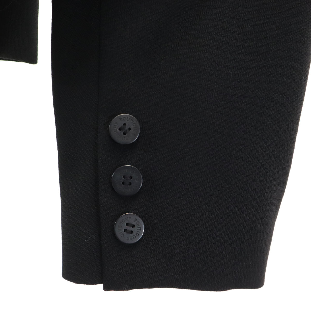 Givenchy ジバンシー 日本製 ウールジャケット 36 ブラック レディース