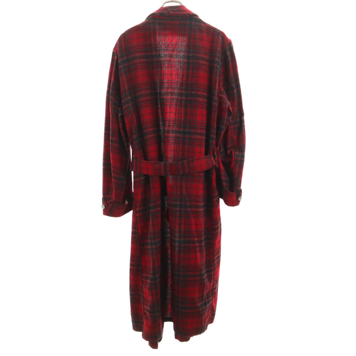 PENDLETON ペンドルトン 40s 50s HAYNES ヴィンテージ チェック柄 フランネル ガウンコート L レッド メンズ