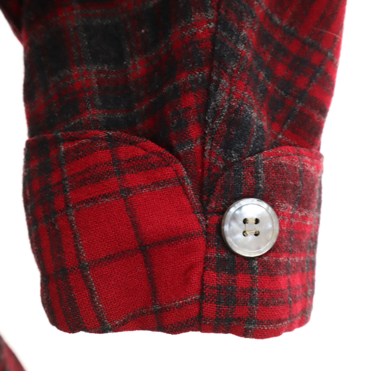 PENDLETON ペンドルトン 40s 50s HAYNES ヴィンテージ チェック柄 フランネル ガウンコート L レッド メンズ