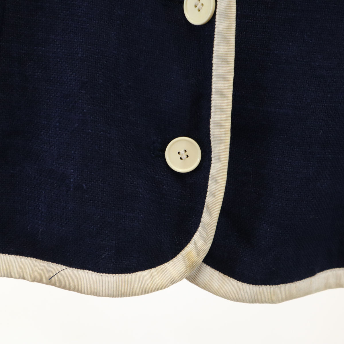 Givenchy ジバンシー 80s 90s オールド 日本製 テーラードジャケット 8 ブルー レディース