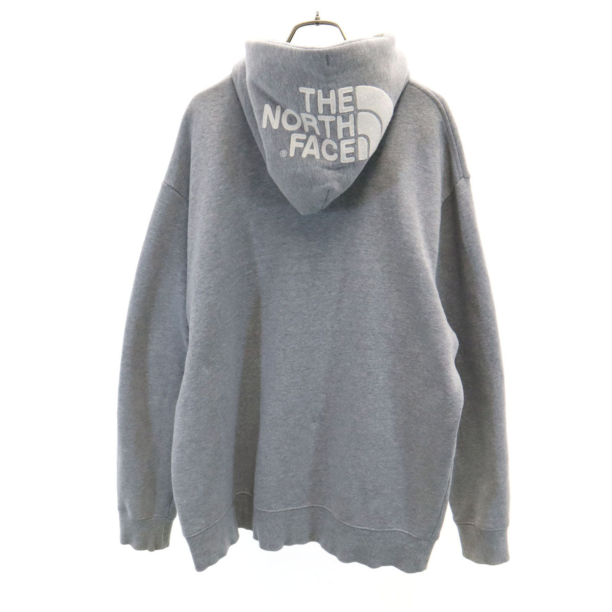THE NORTH FACE ノースフェイス 長袖 リアビュー スウェット ジップパーカー XL グレー NT11530 アウトドア 裏起毛 メンズ