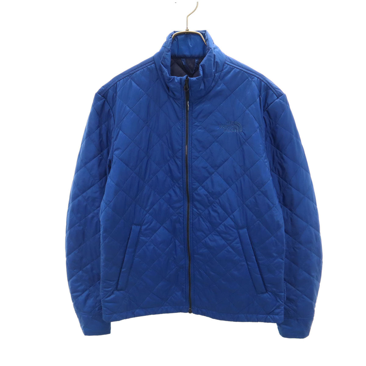 THE NORTH FACE ノースフェイス POLLY DOME キルティングジャケット M ブルー NY81801Z アウトドア メンズ