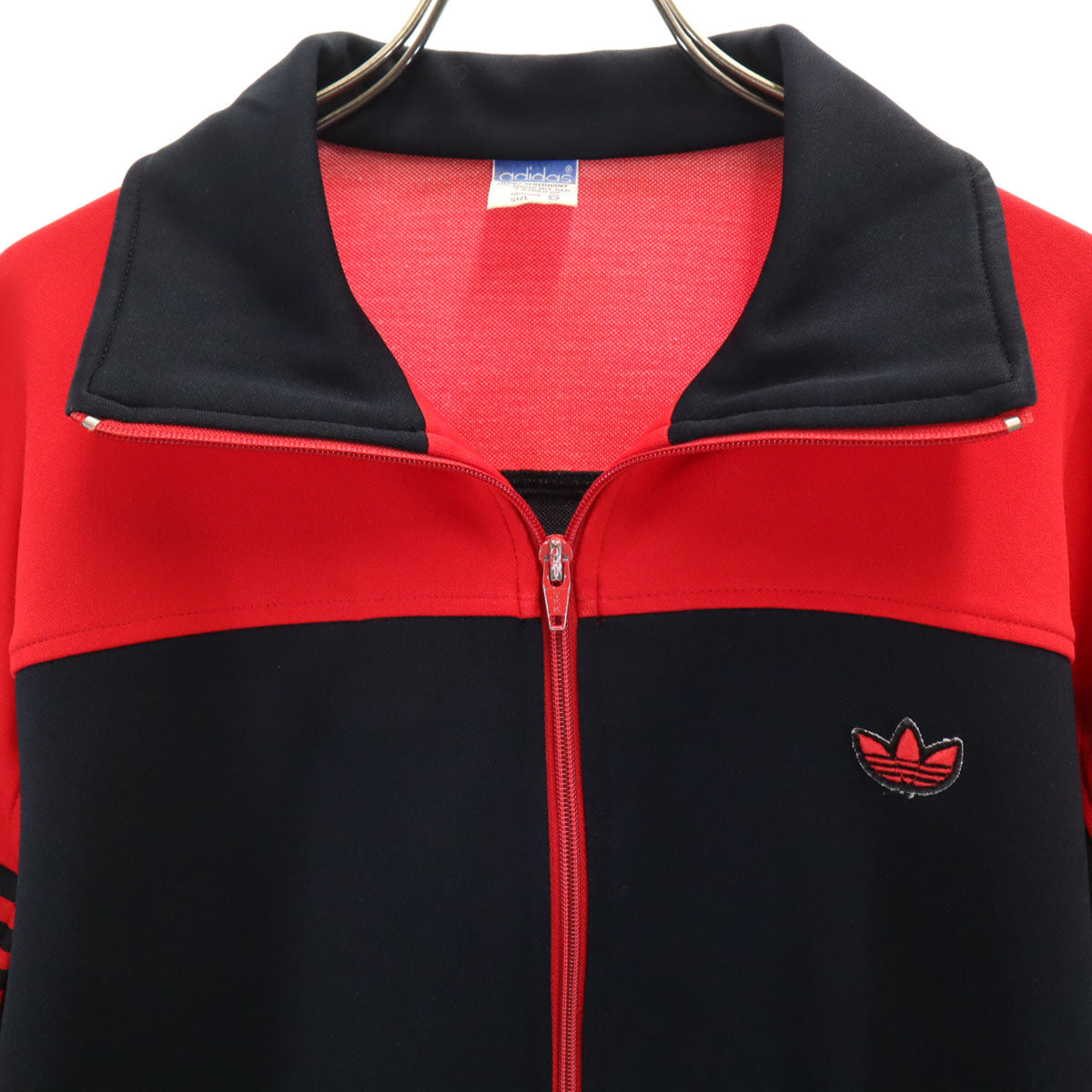 adidas アディダス 70s 西ドイツタグ ヴィンテージ トラックジャケット 6 ブラック デサント ジャージ メンズ