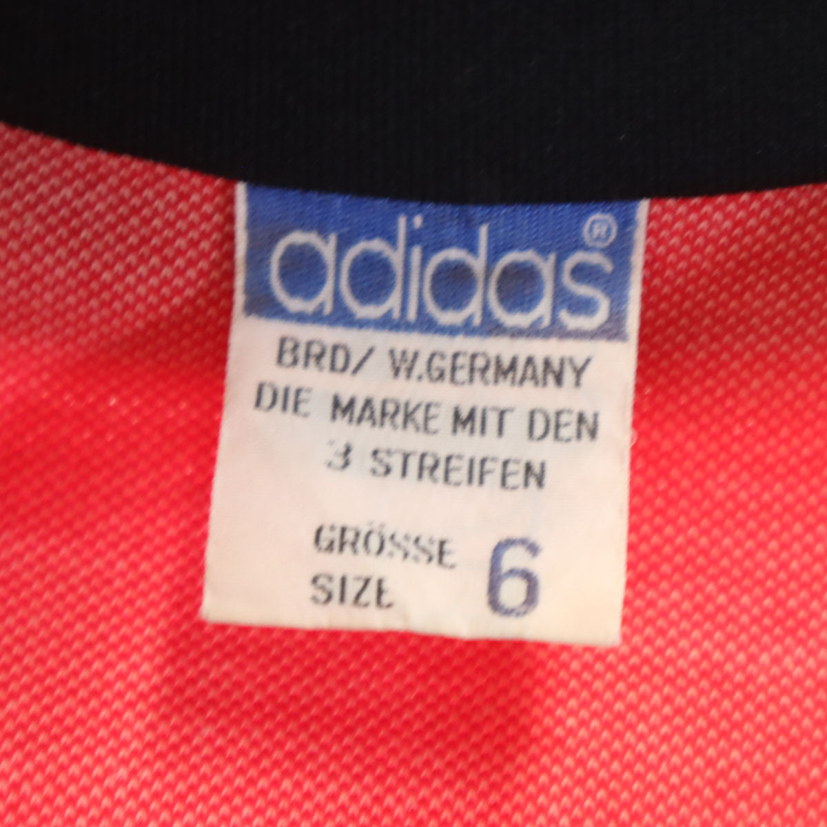 adidas アディダス 70s 西ドイツタグ ヴィンテージ トラックジャケット 6 ブラック デサント ジャージ メンズ