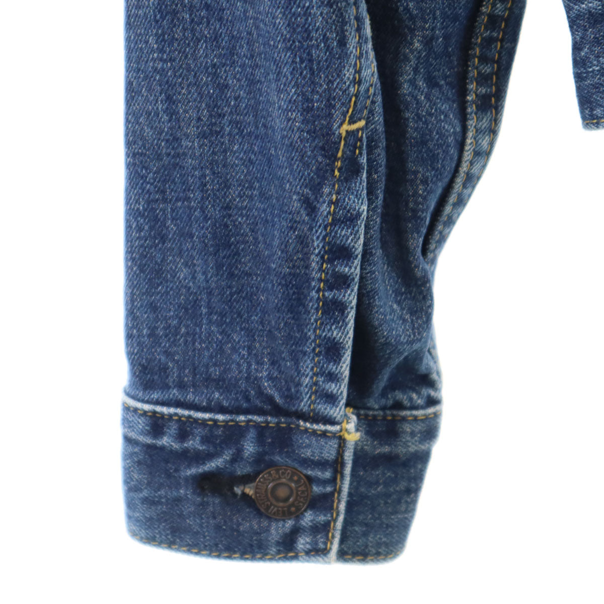 Levi's リーバイス 90s 557 日本製 ビッグE オールド 長袖 デニムジャケット 36 ウォッシュブルー ジージャン トラッカー メンズ
