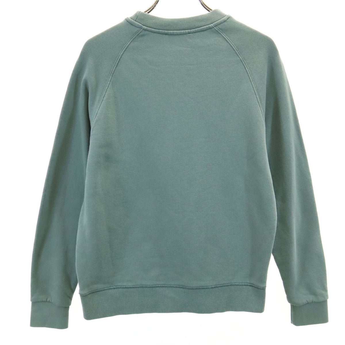 MAISON KITSUNE メゾンキツネ ポルトガル製 長袖 スウェット トレーナー S グリーン系 レディース