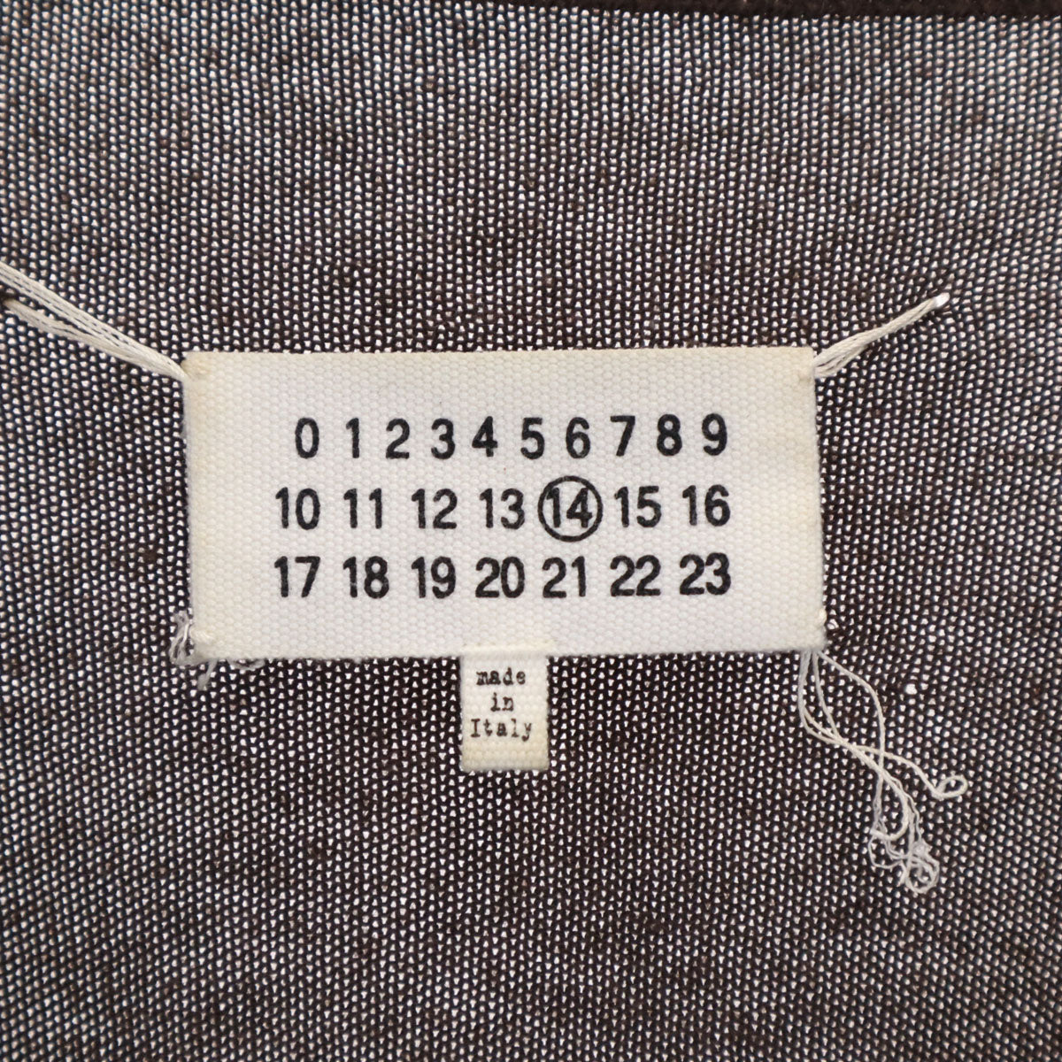 Maison Martin Margiela メゾンマルタンマルジェラ イタリア製 長袖 Vネック ニットカーディガン S ブラウン メンズ