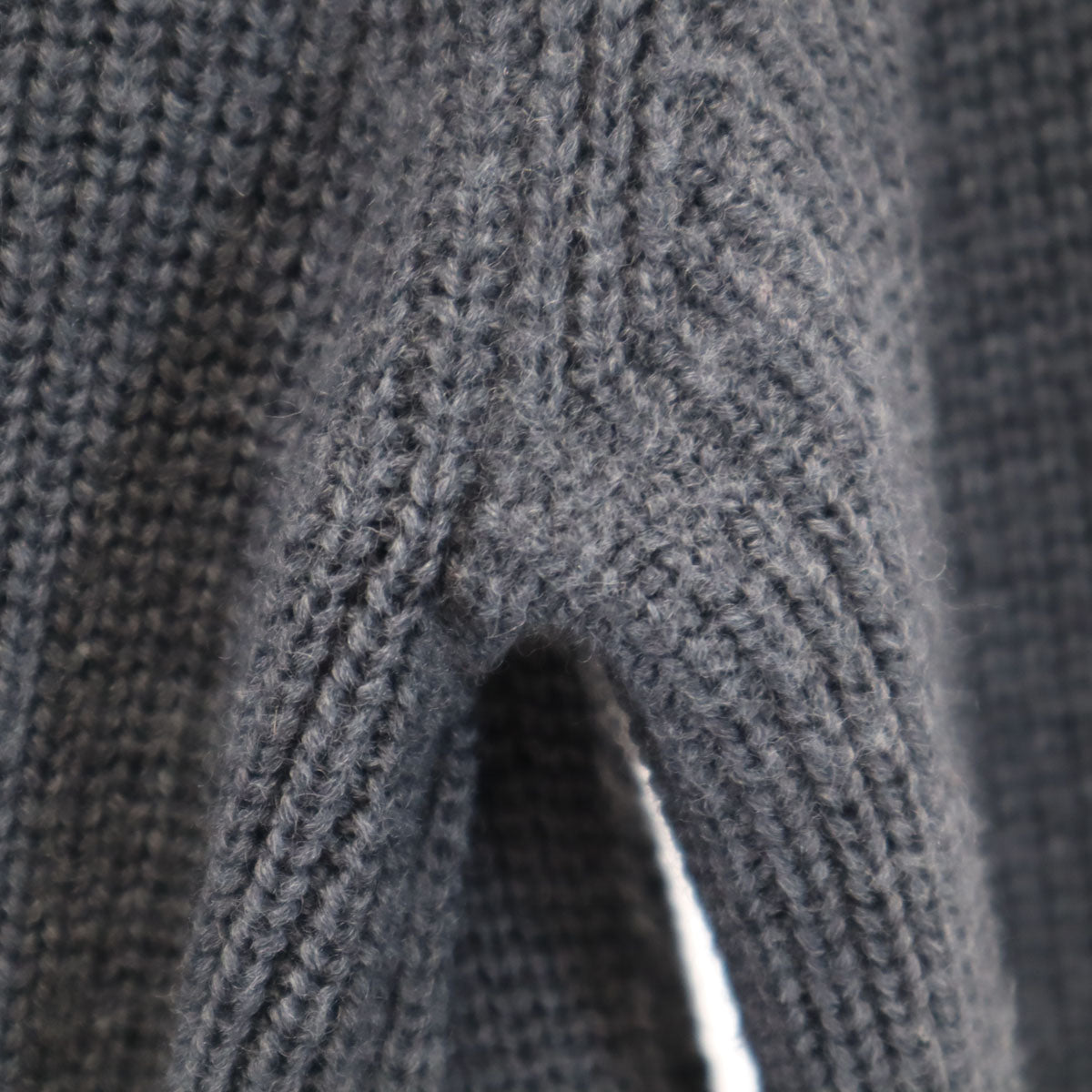 sacai luck サカイラック 日本製 長袖 フレア ニット 1 チャコールグレー セーター レディース