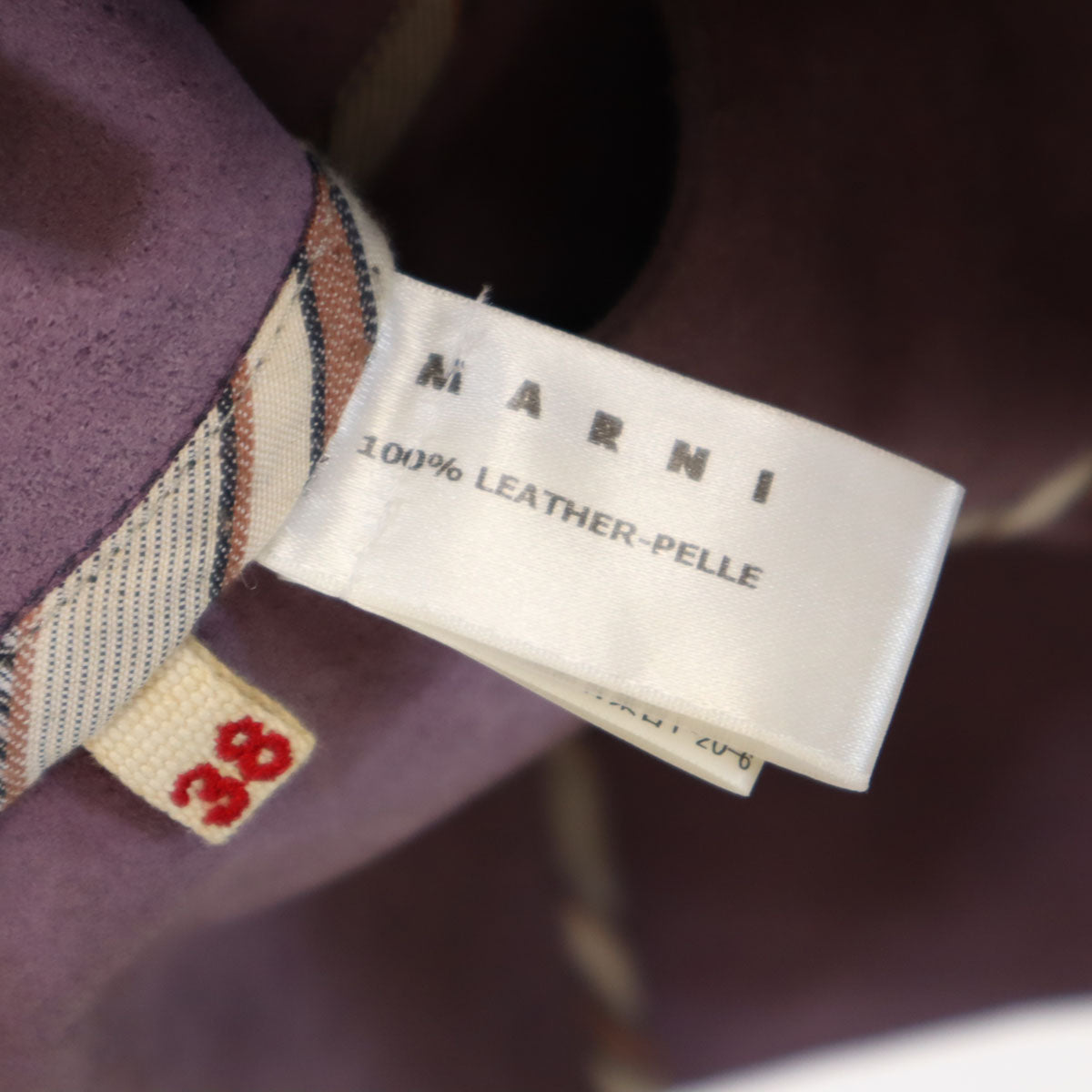 MARNI マルニ イタリア製 長袖 スエード レザージャケット 38 ピンクパープル レディース