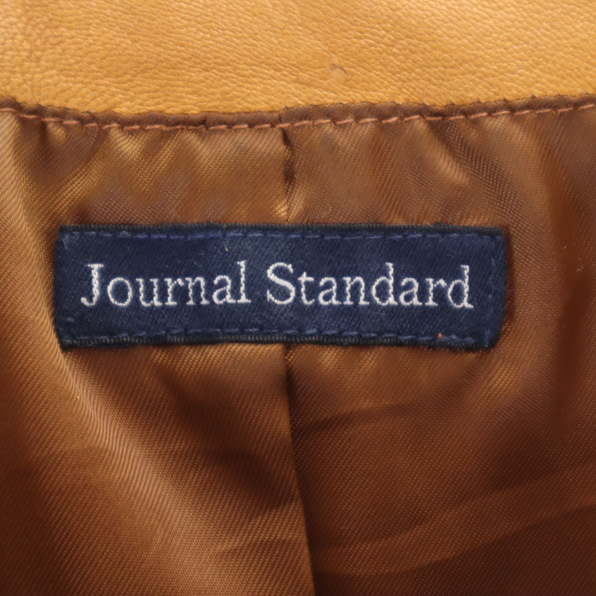JOURNAL STANDARD ジャーナルスタンダード シープスキン レザージャケット キャメル レディース