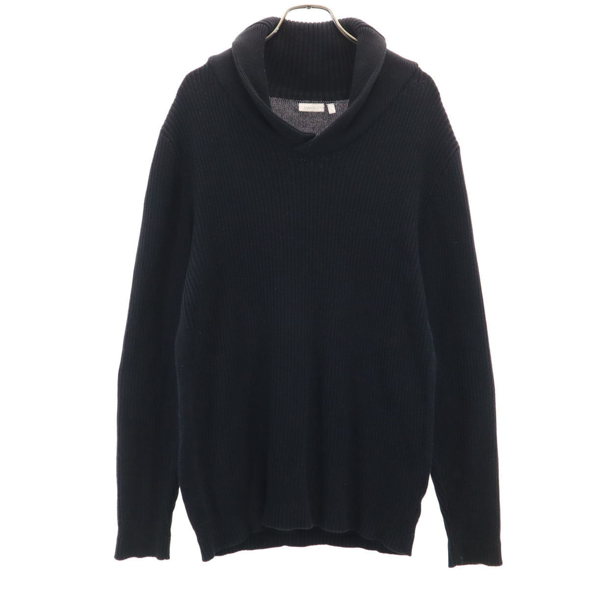 Calvin klein カルバンクライン 長袖 セーター L ブラック ニット メンズ