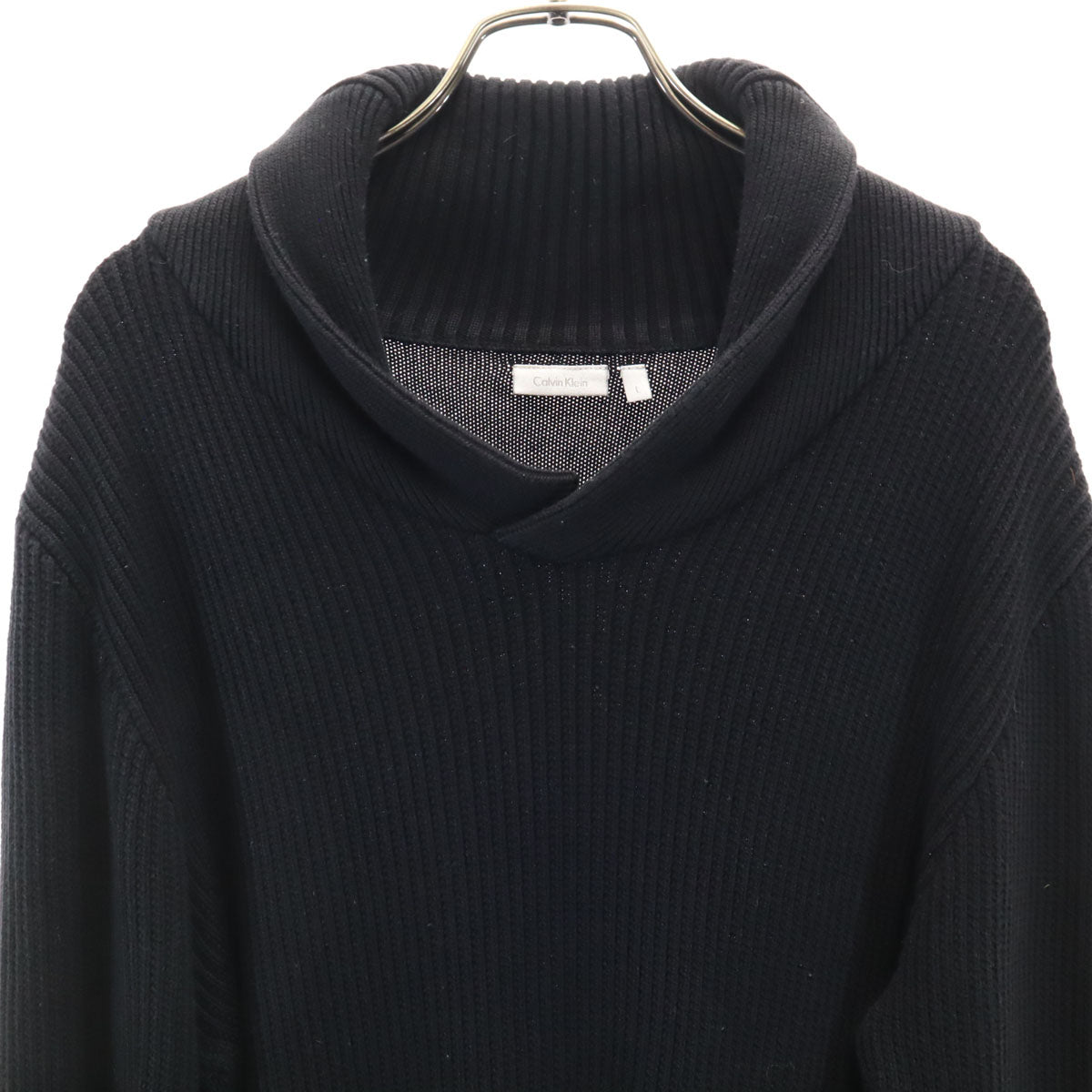 Calvin klein カルバンクライン 長袖 セーター L ブラック ニット メンズ