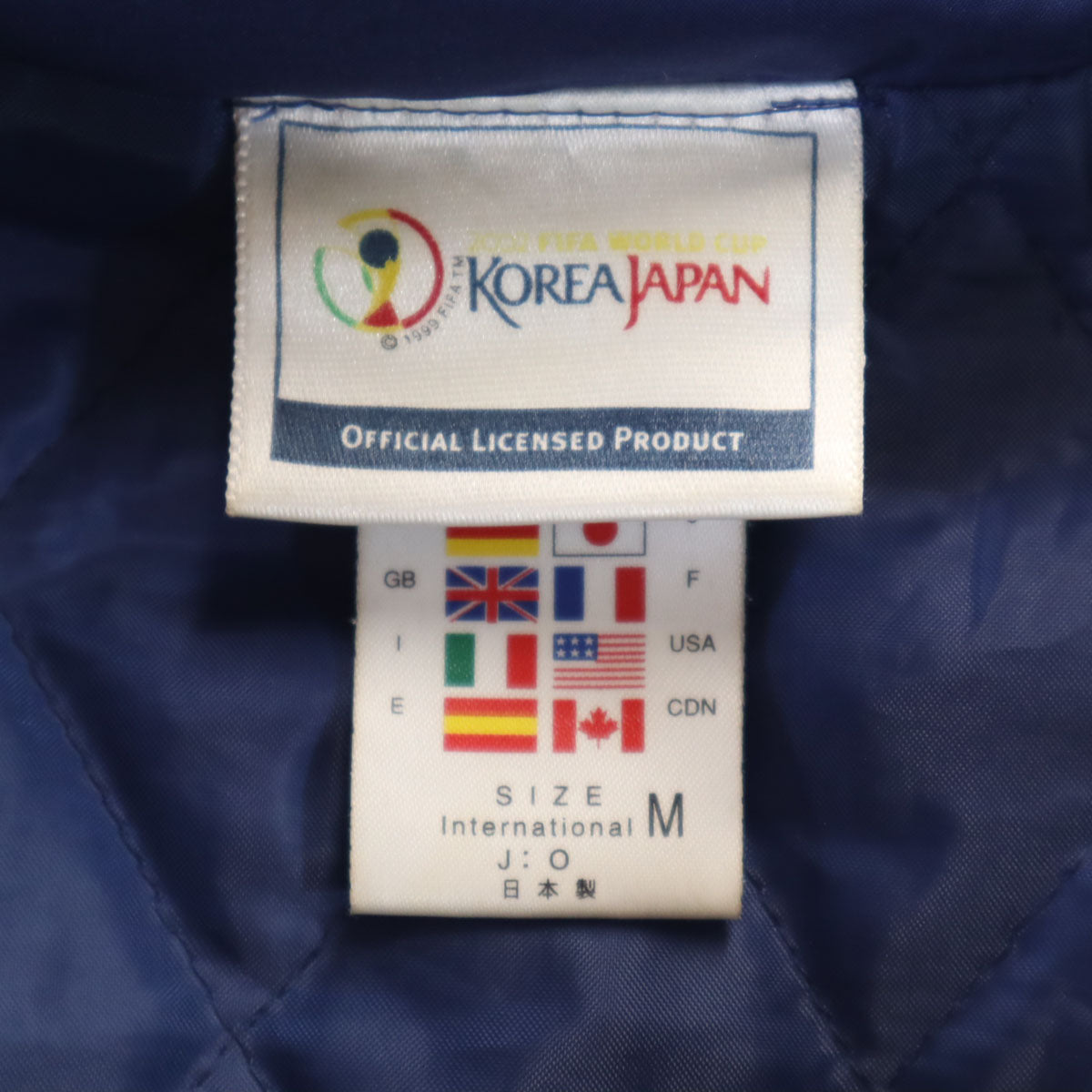 adidas アディダス 00s ジャケット M ネイビー 2002 日韓ワールドカップ メンズ