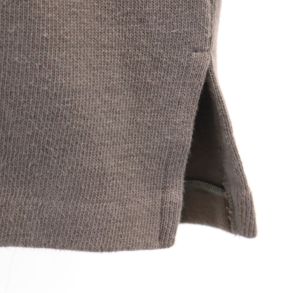 ISSEY MIYAKE イッセイミヤケ 70s 80s 日本製 ヴィンテージ 長袖 Vネック ニット 9 グレーブラウン セーター レディース