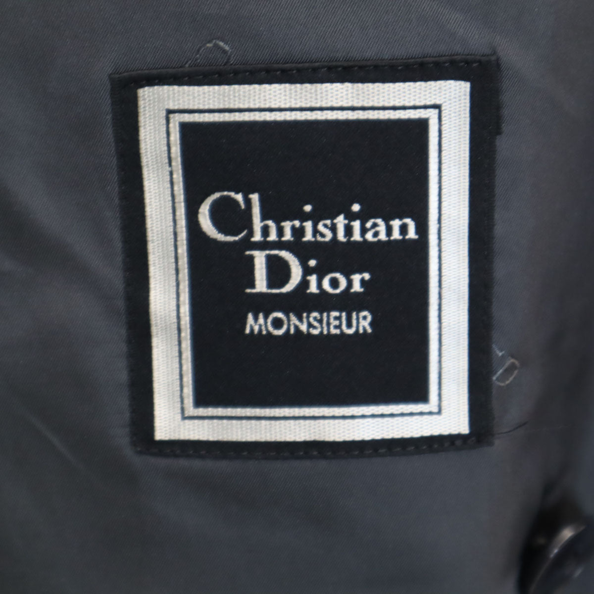Christian Dior MONSIEUR クリスチャンディオール ムッシュ 90s オールド ダブル テーラードジャケット AB6 ネイビー ブレザー メンズ
