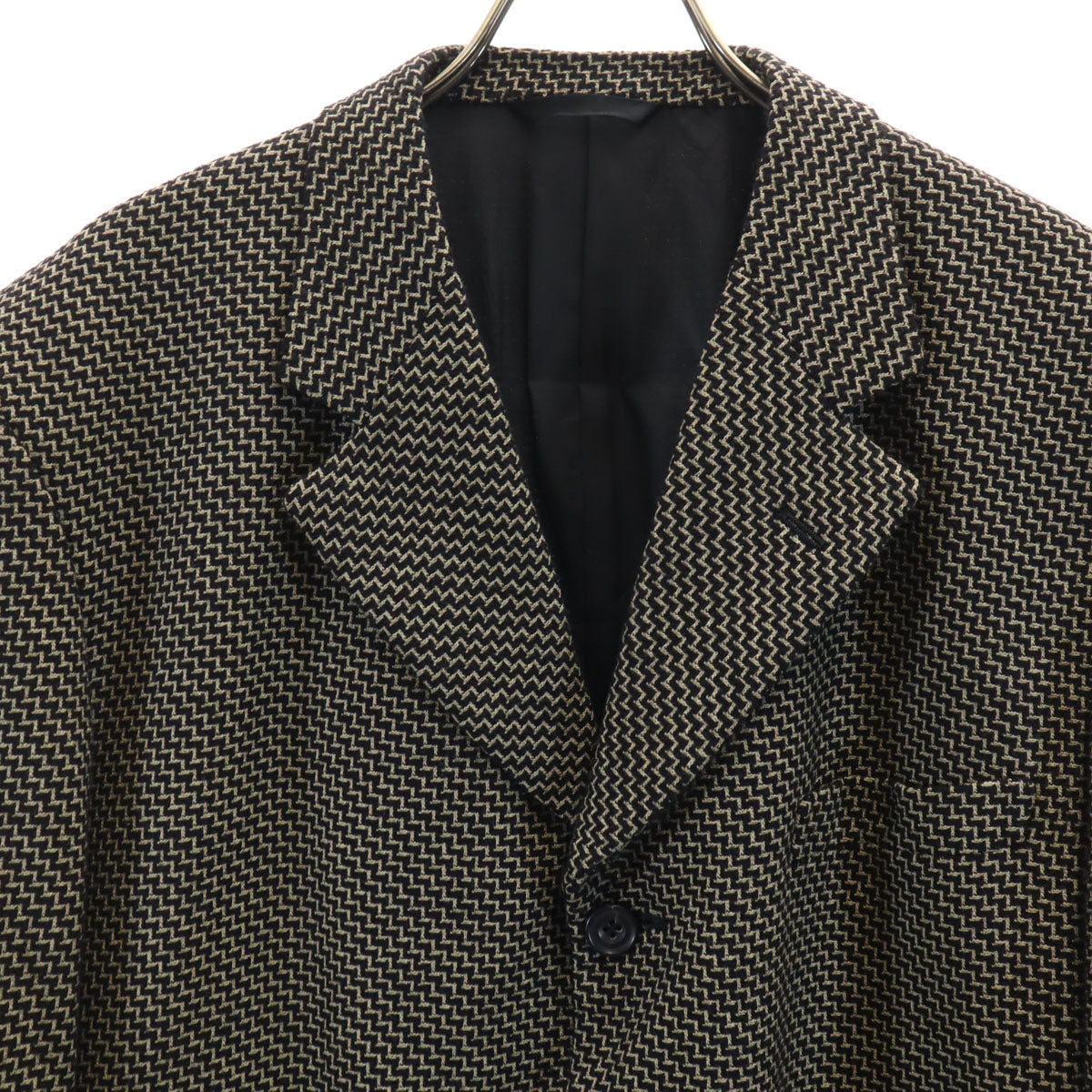 Christian Dior MONSIEUR クリスチャンディオール ムッシュ 総柄 テーラードジャケット M ブラック メンズ
