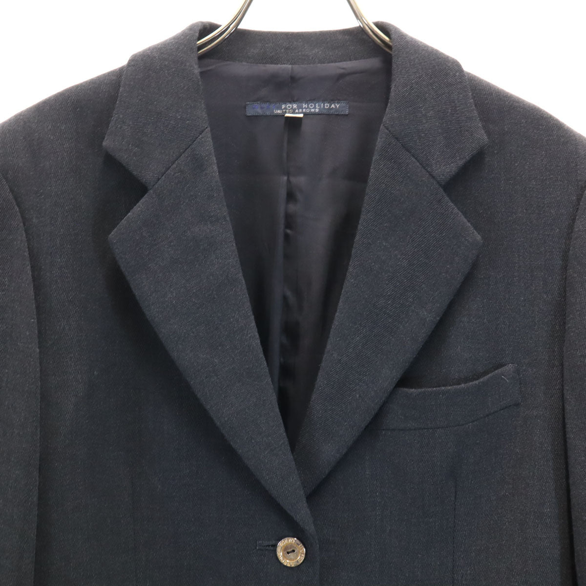 UNITED ARROWS ユナイテッドアローズ 日本製 スカートスーツ 上下 セットアップ 38/40 グレー レディース