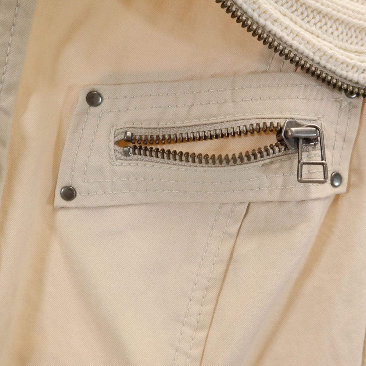 BURBERRY LONDON BLUE LABEL バーバリー ロンドン ブルーレーベル ニットジャケット 38 生成り 三陽商会 レディース
