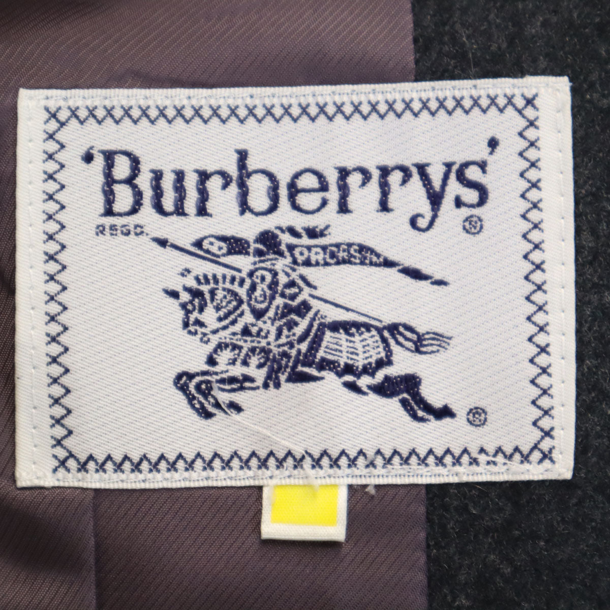 Burberrys バーバリーズ 90s オールド ダブル テーラードジャケット 7 チャコールグレー 金ボタン レディース