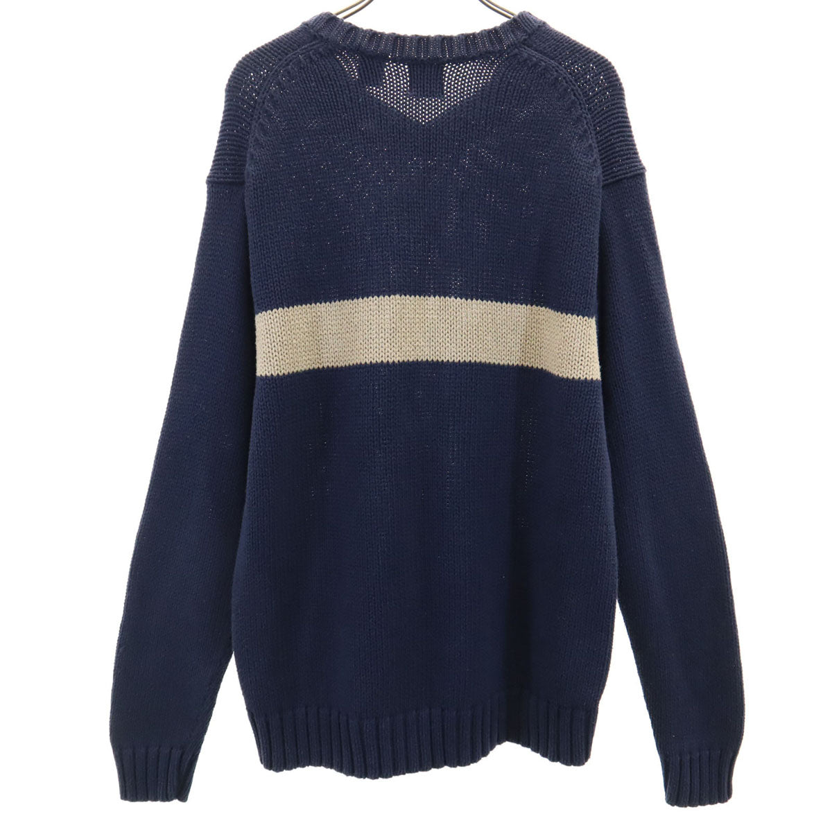 GAP ギャップ 90s オールド 長袖 Vネック セーター M ネイビー ニット メンズ