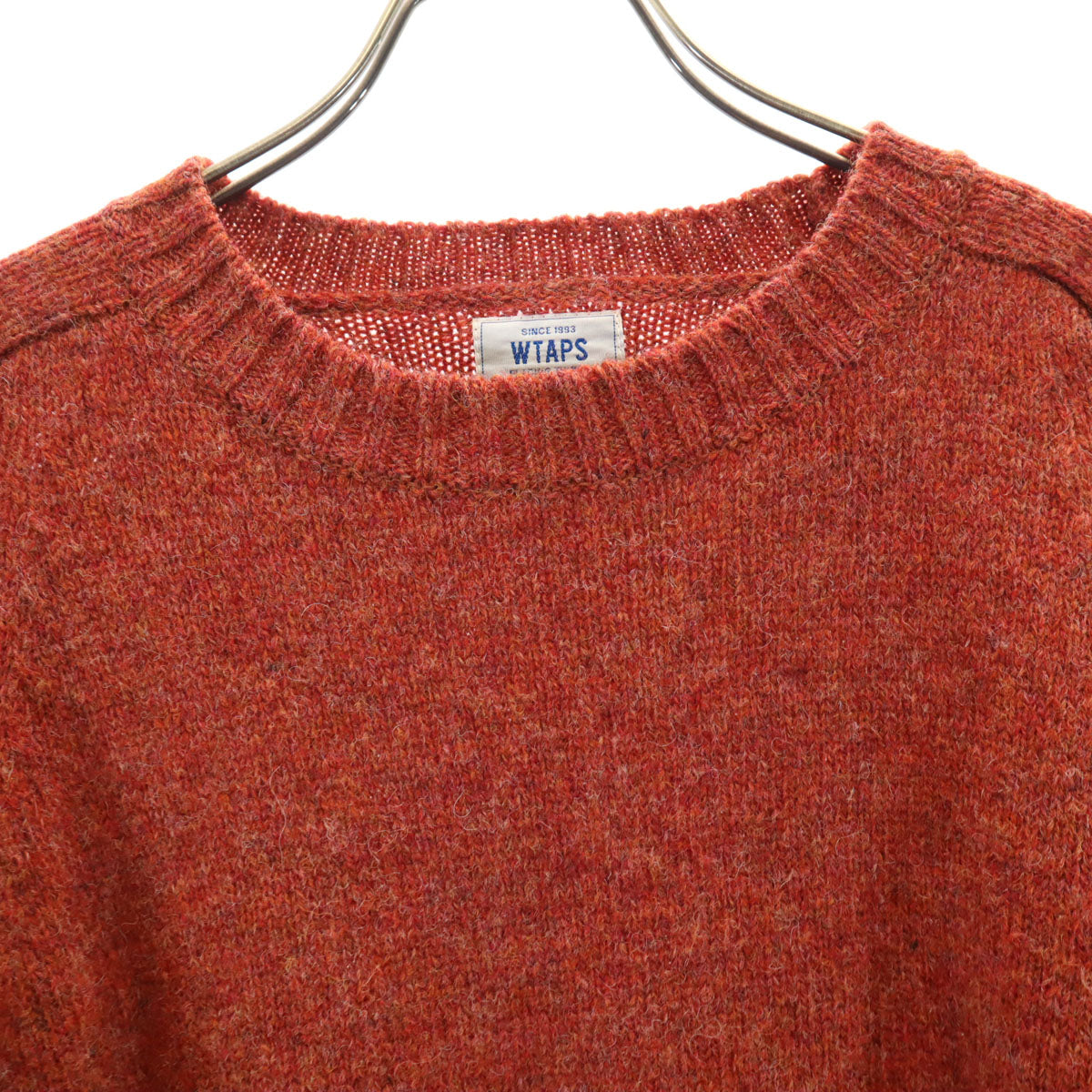 WTAPS ダブルタップス 日本製 長袖 セーター M 赤茶 ニット メンズ