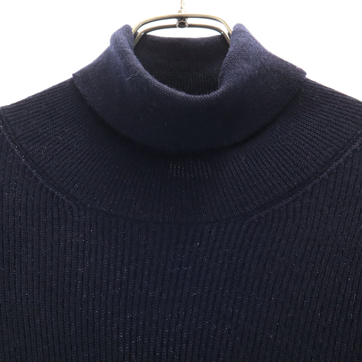 RED VALENTINO レッドヴァレンティノ 長袖 タートルネック ニット S ネイビー セーター レディース