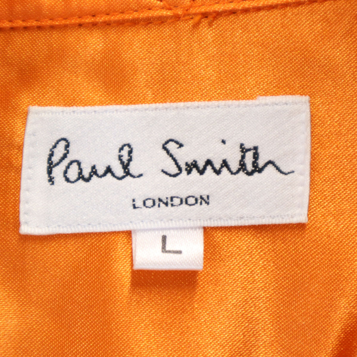 Paul Smith LONDON ポールスミスロンドン 日本製 ヘリンボーン 長袖 シャツ L グレー メンズ