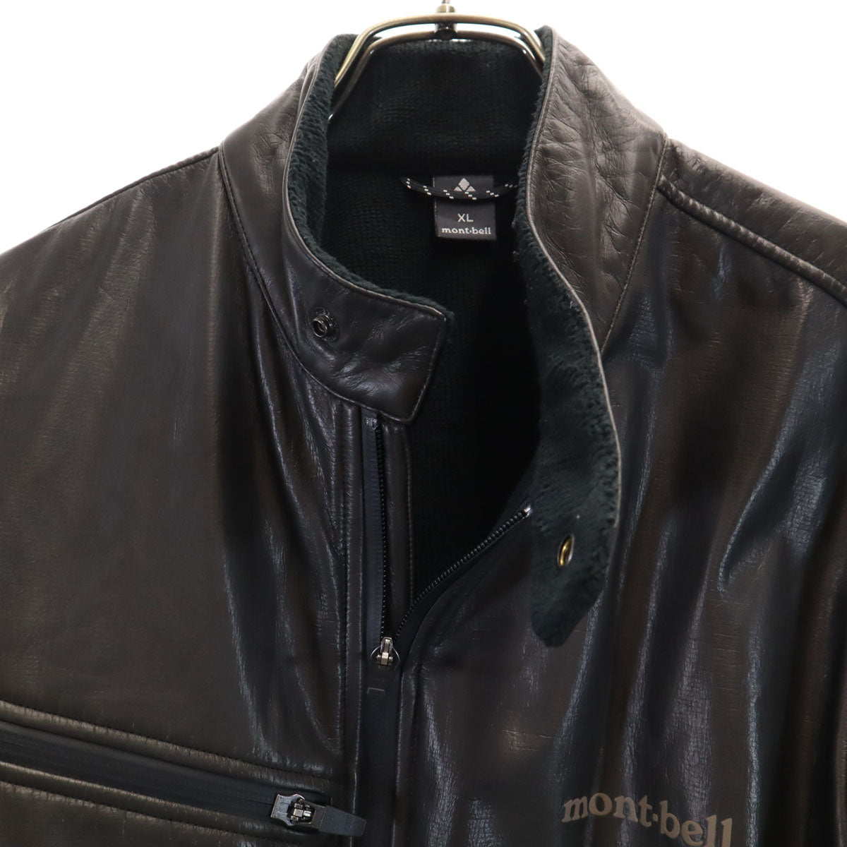 mont-bell モンベル ピエントクロス ジャケット XL ブラウン系 裏フリース アウトドア メンズ